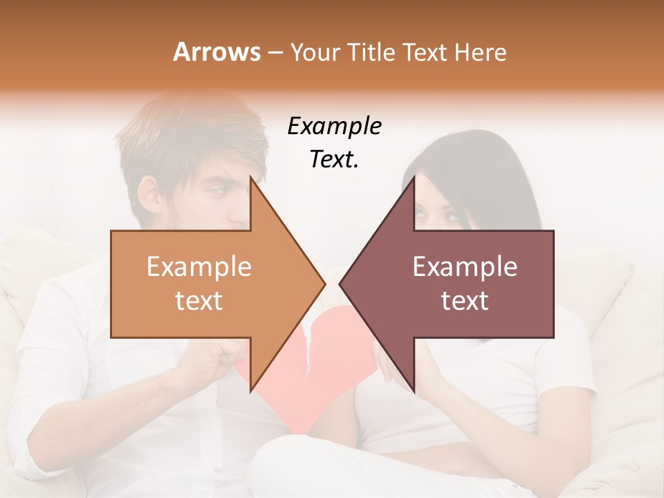 Caucasian Couple People PowerPoint Template