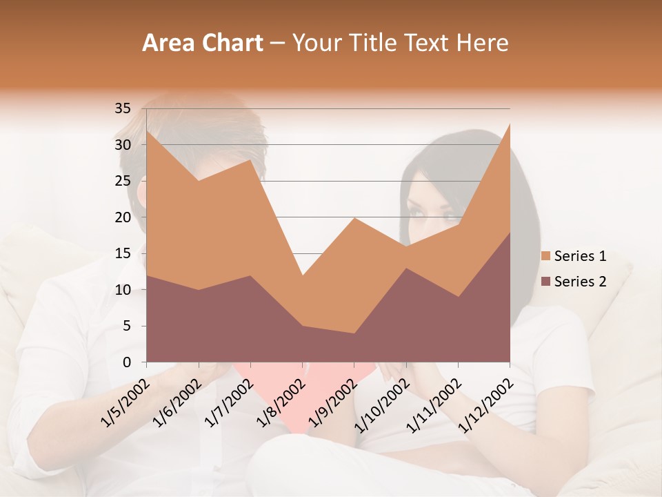 Caucasian Couple People PowerPoint Template