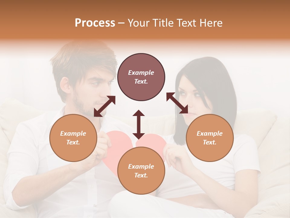 Caucasian Couple People PowerPoint Template