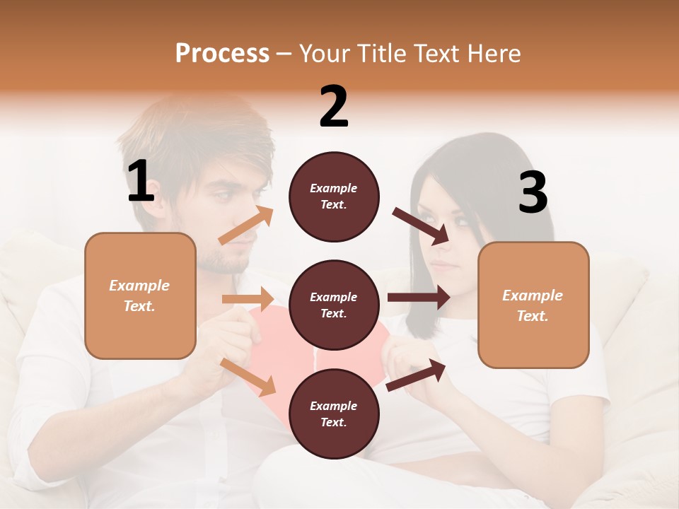 Caucasian Couple People PowerPoint Template