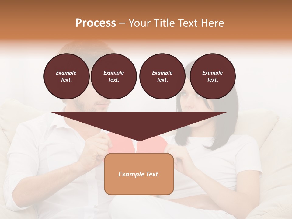 Caucasian Couple People PowerPoint Template