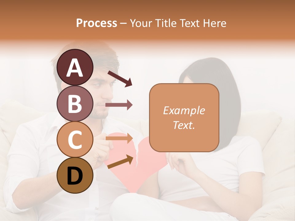 Caucasian Couple People PowerPoint Template