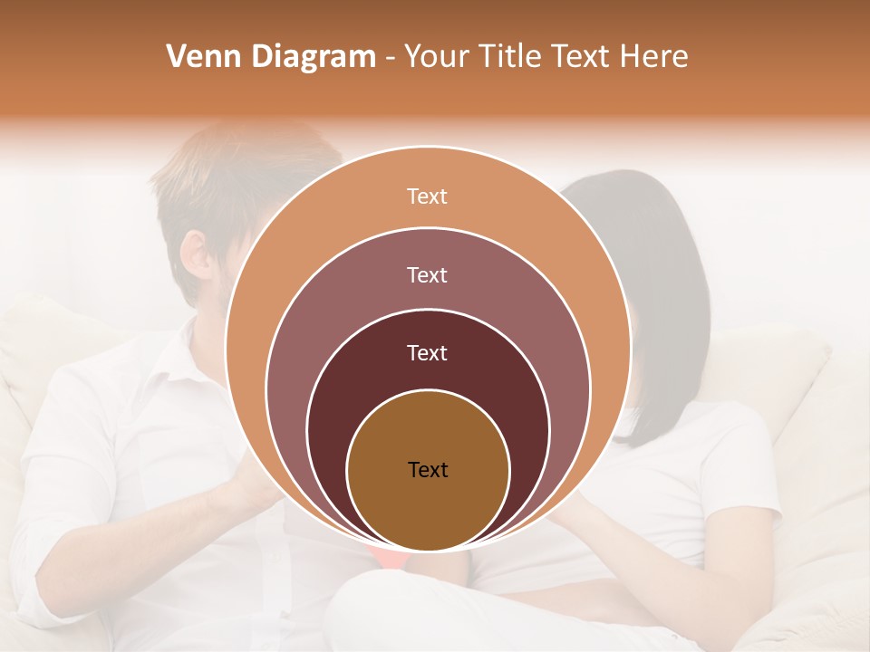 Caucasian Couple People PowerPoint Template