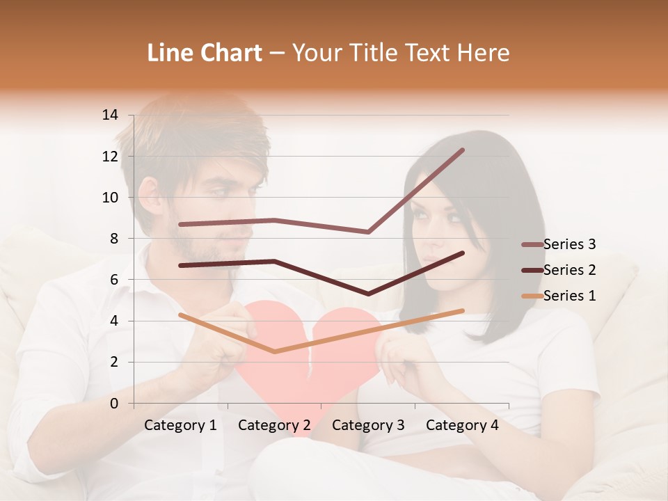 Caucasian Couple People PowerPoint Template
