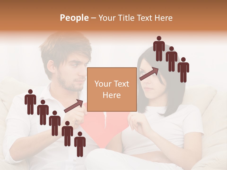 Caucasian Couple People PowerPoint Template