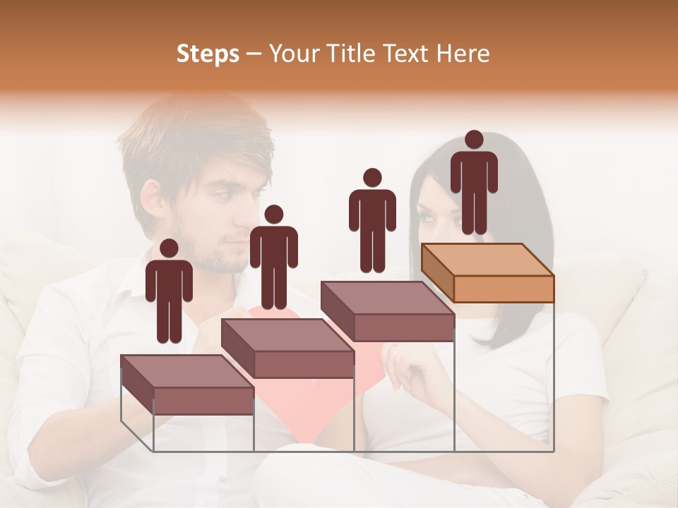 Caucasian Couple People PowerPoint Template