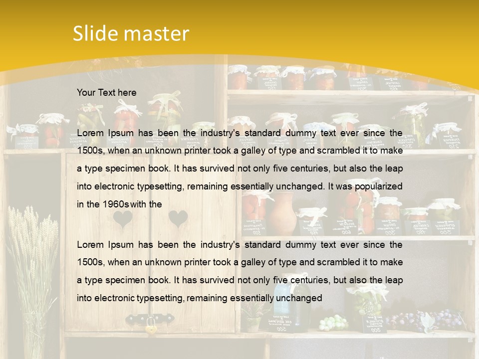 Store Delicatessen Cooking PowerPoint Template