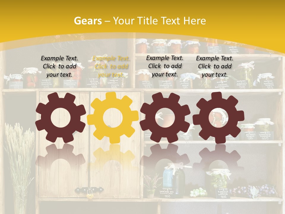 Store Delicatessen Cooking PowerPoint Template