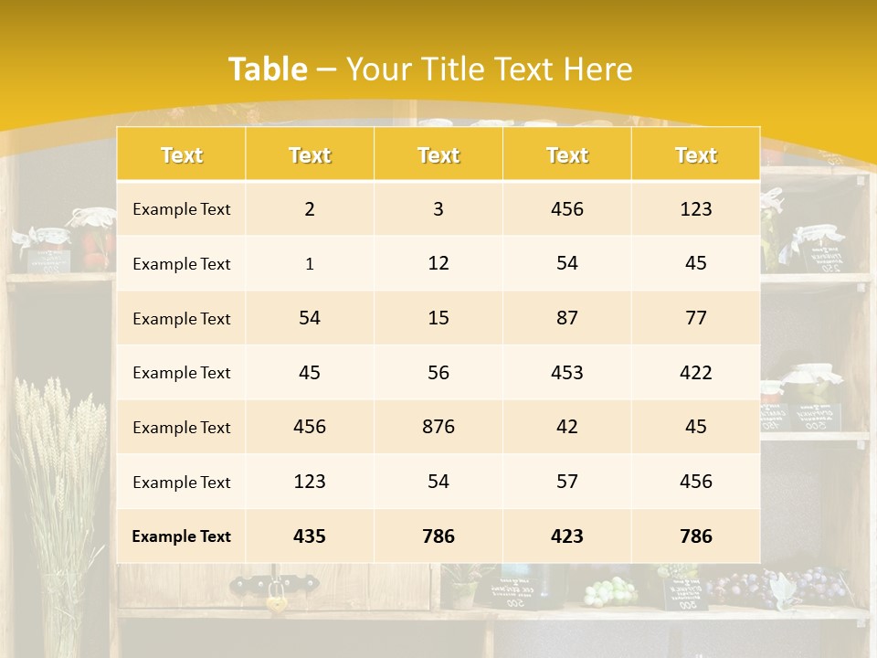 Store Delicatessen Cooking PowerPoint Template