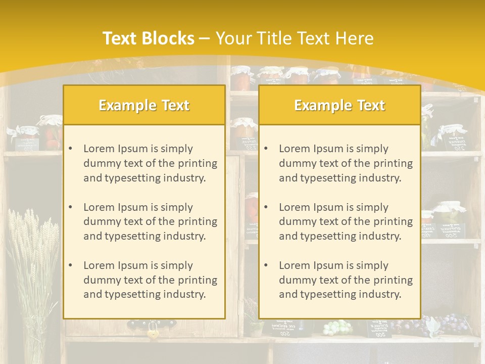 Store Delicatessen Cooking PowerPoint Template