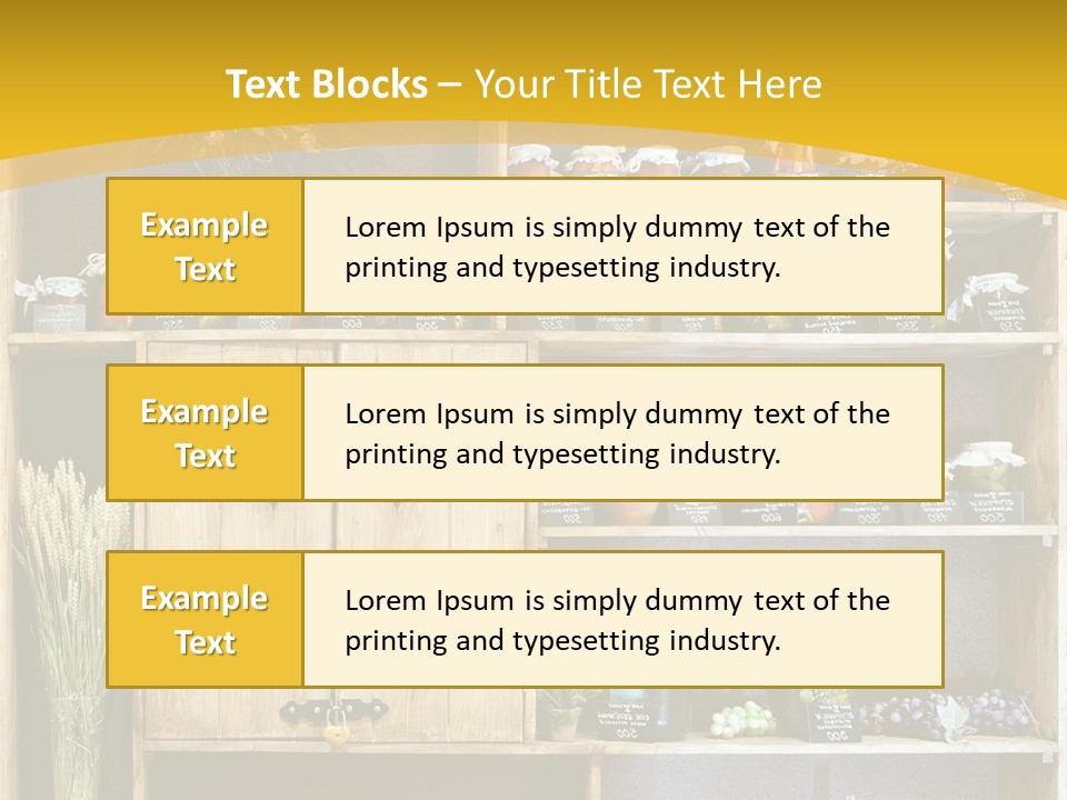 Store Delicatessen Cooking PowerPoint Template