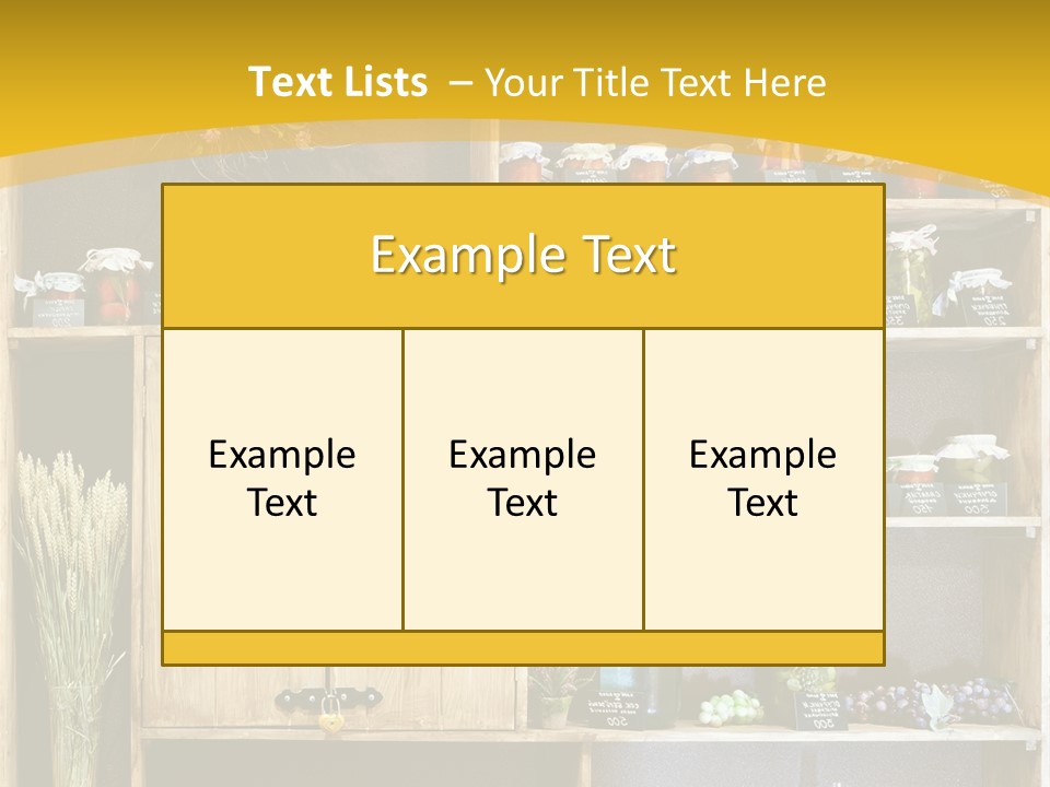Store Delicatessen Cooking PowerPoint Template