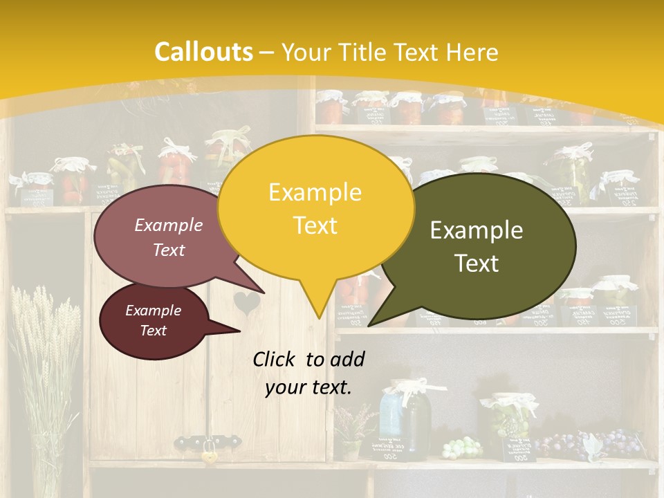 Store Delicatessen Cooking PowerPoint Template