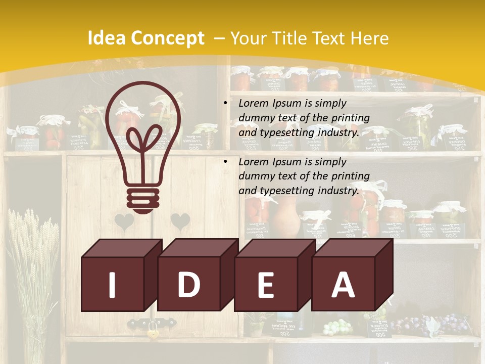 Store Delicatessen Cooking PowerPoint Template