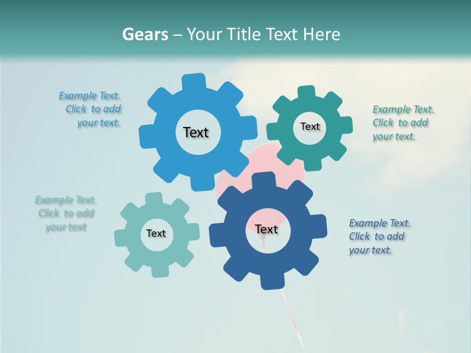 Holiday Sky Vintage PowerPoint Template