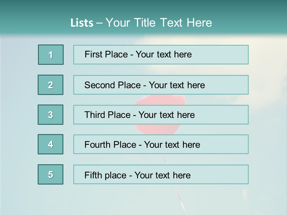 Holiday Sky Vintage PowerPoint Template