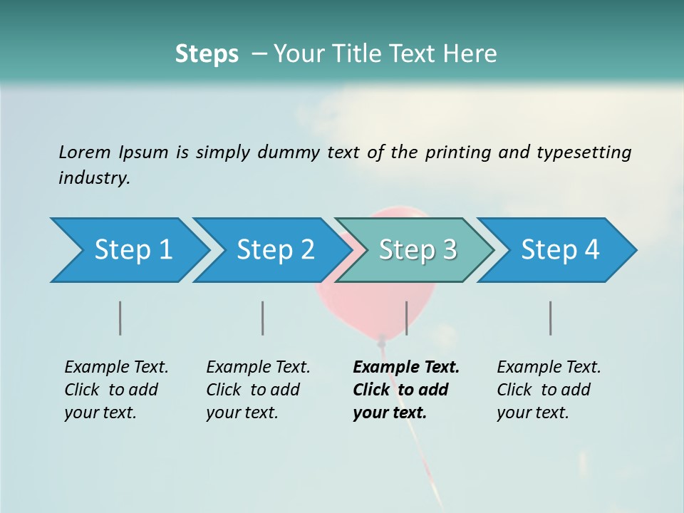 Holiday Sky Vintage PowerPoint Template
