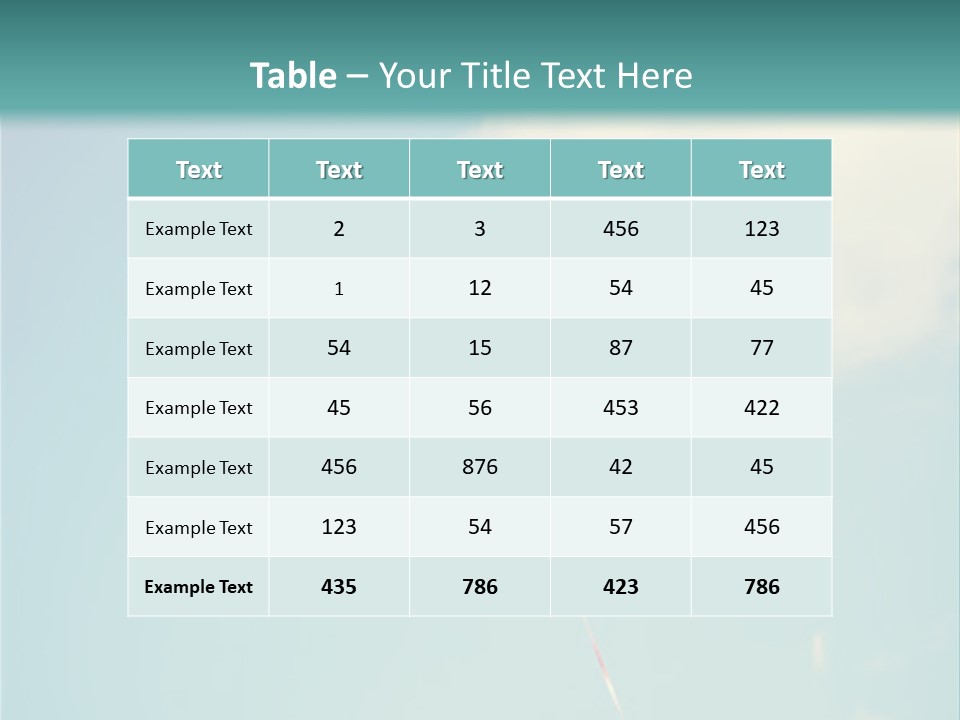 Holiday Sky Vintage PowerPoint Template