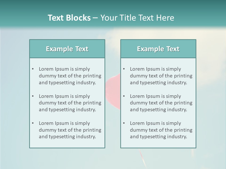 Holiday Sky Vintage PowerPoint Template