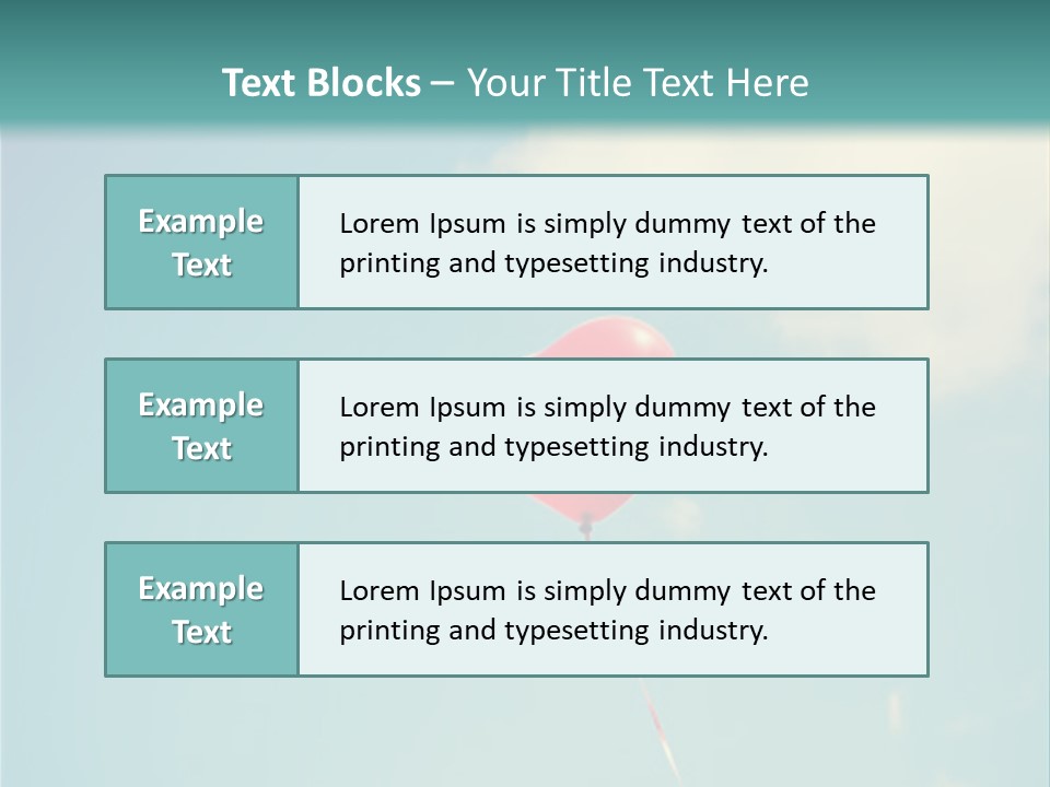 Holiday Sky Vintage PowerPoint Template