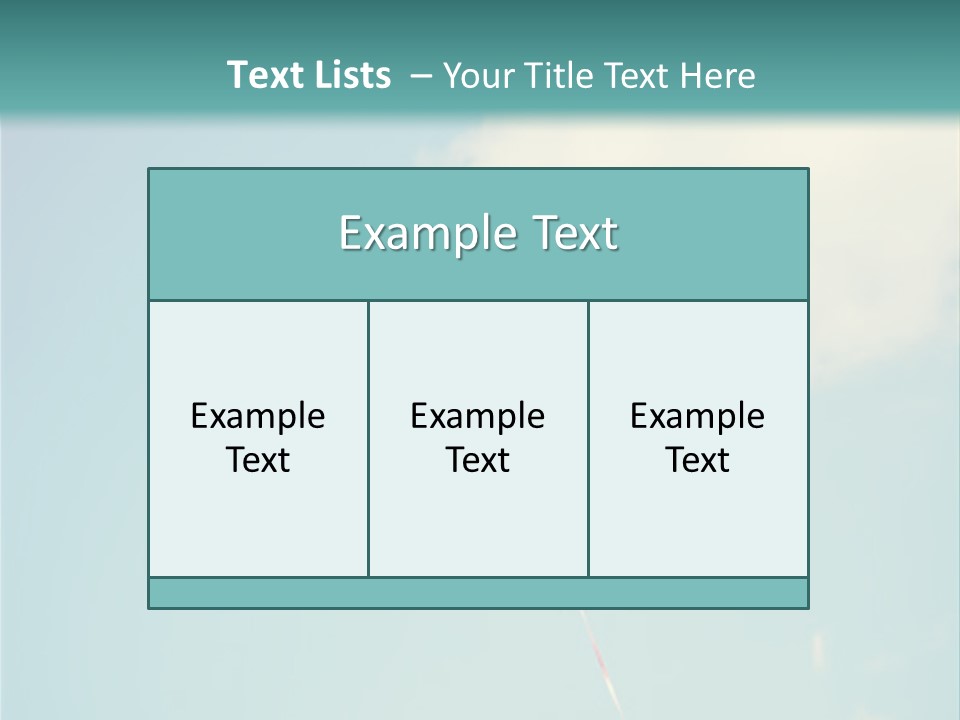 Holiday Sky Vintage PowerPoint Template