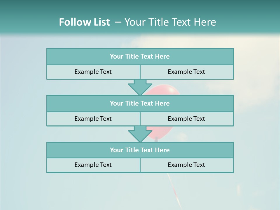 Holiday Sky Vintage PowerPoint Template