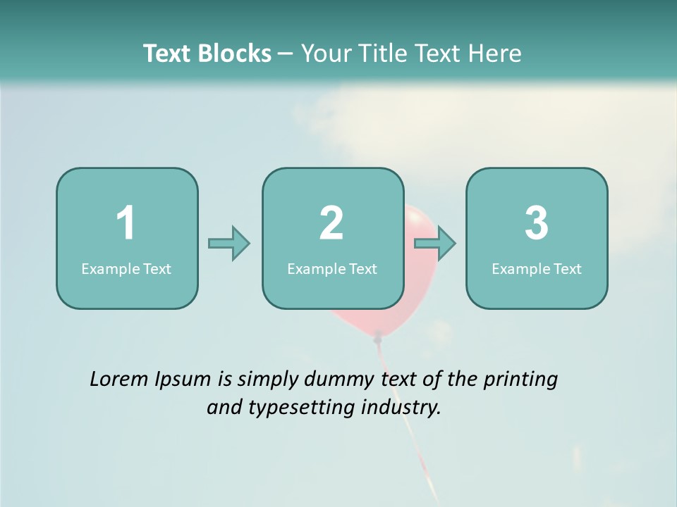 Holiday Sky Vintage PowerPoint Template