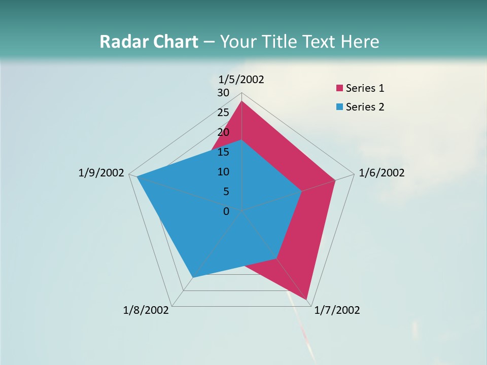 Holiday Sky Vintage PowerPoint Template