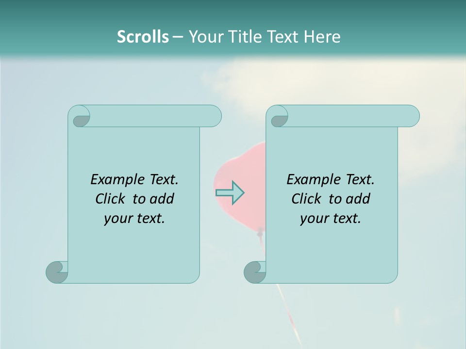Holiday Sky Vintage PowerPoint Template