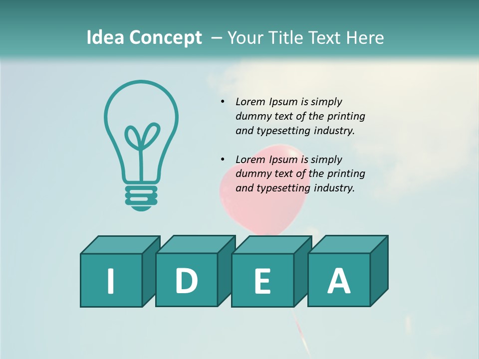 Holiday Sky Vintage PowerPoint Template