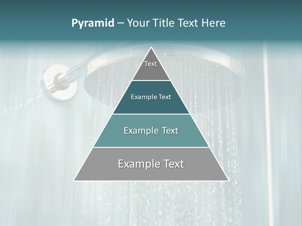 Flowing Spray Stream PowerPoint Template