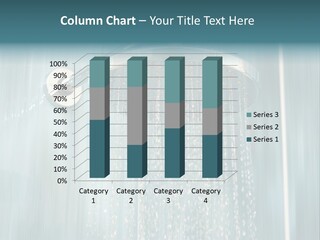 Flowing Spray Stream PowerPoint Template