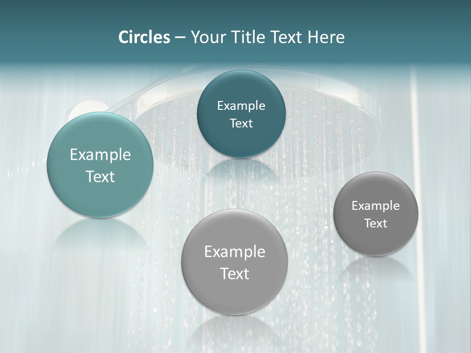 Flowing Spray Stream PowerPoint Template