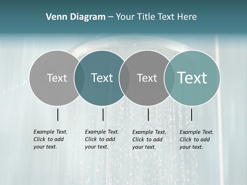 Flowing Spray Stream PowerPoint Template