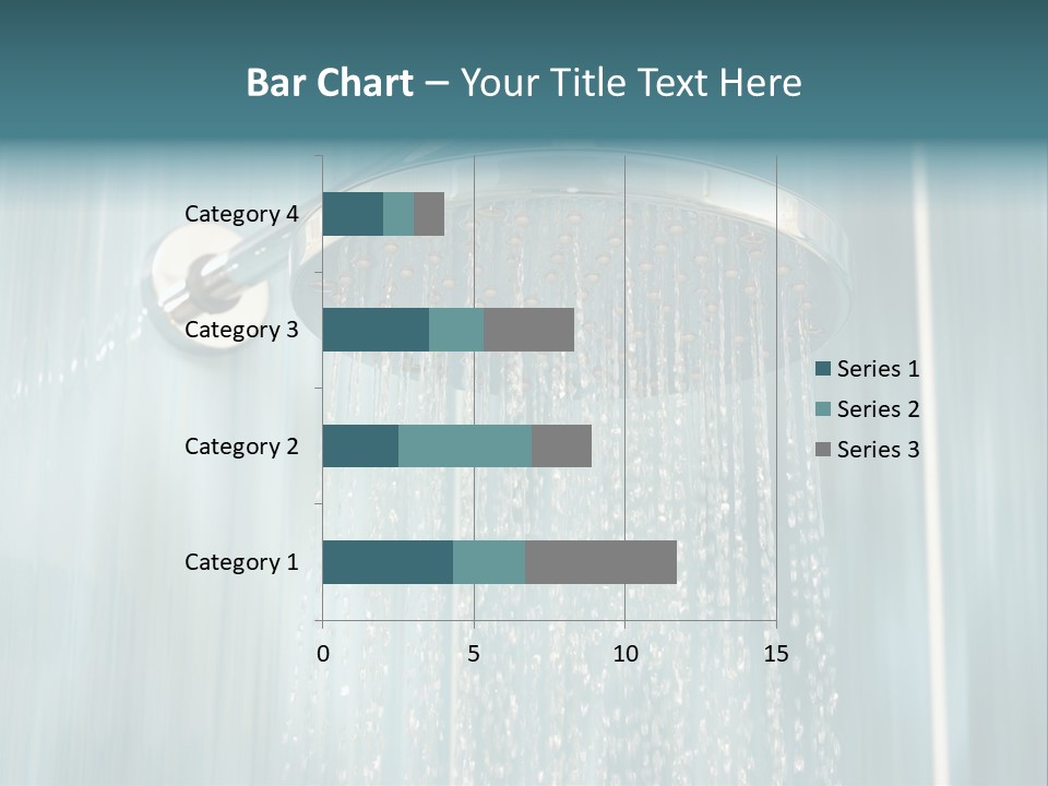 Flowing Spray Stream PowerPoint Template