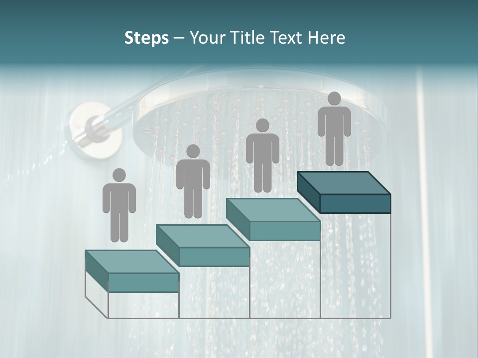 Flowing Spray Stream PowerPoint Template