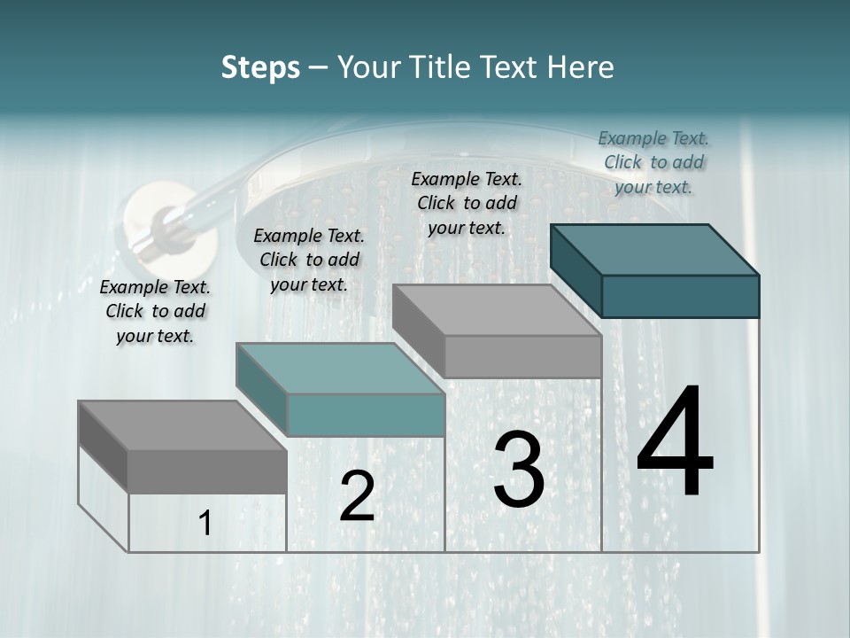 Flowing Spray Stream PowerPoint Template