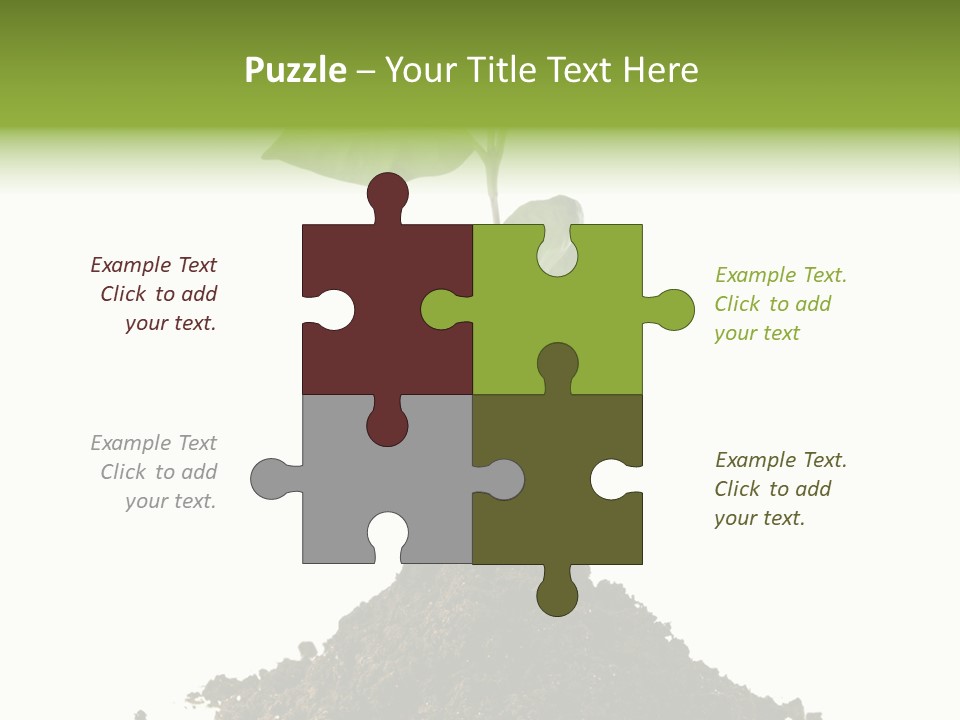 Leaf Ecology Cultivate PowerPoint Template