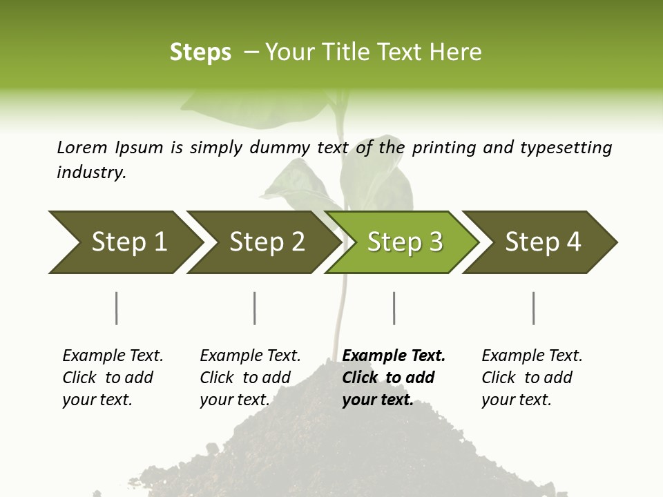 Leaf Ecology Cultivate PowerPoint Template