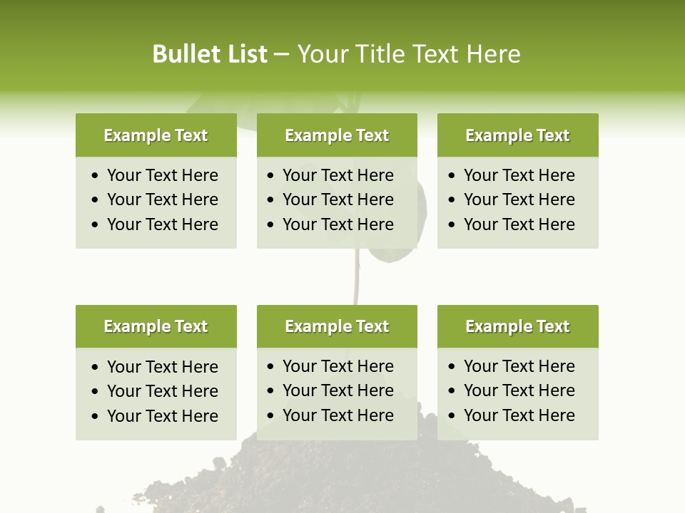 Leaf Ecology Cultivate PowerPoint Template