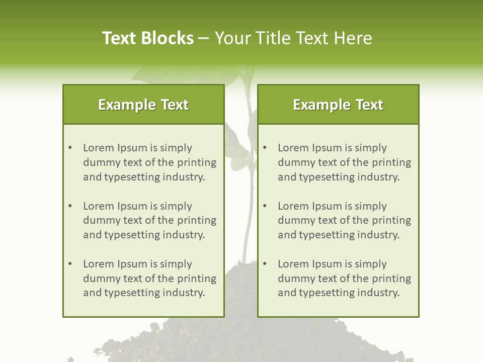 Leaf Ecology Cultivate PowerPoint Template