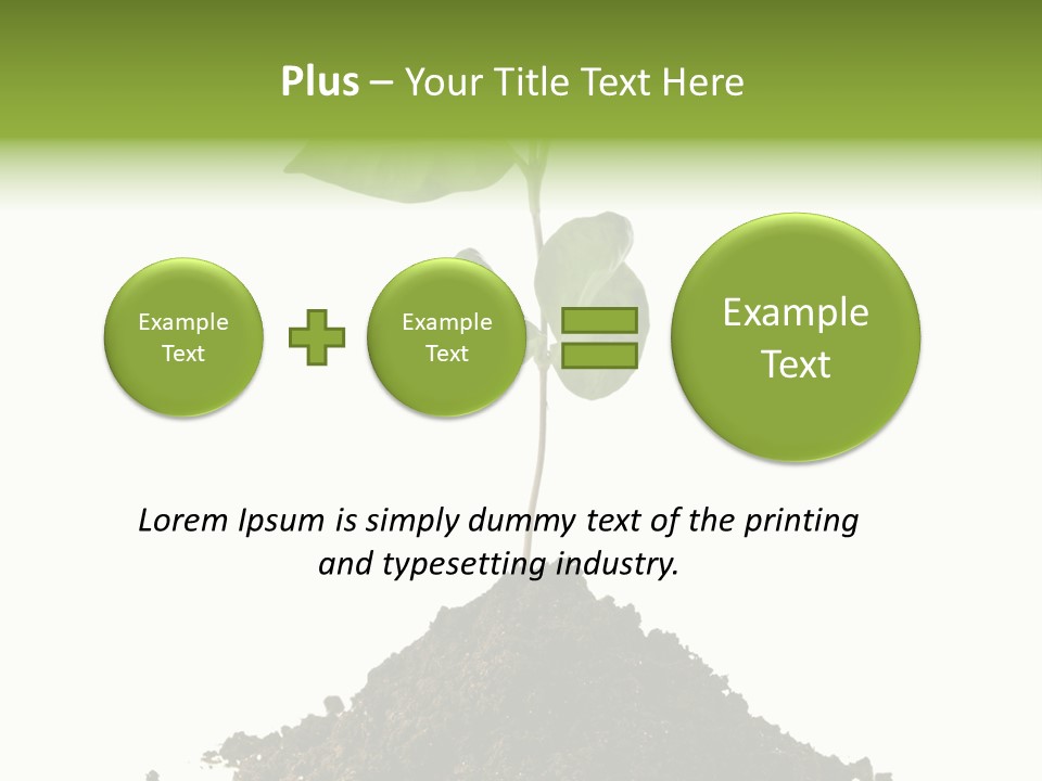 Leaf Ecology Cultivate PowerPoint Template