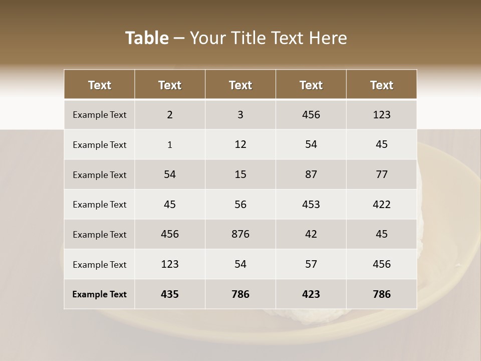 Dairy Food Cheese PowerPoint Template