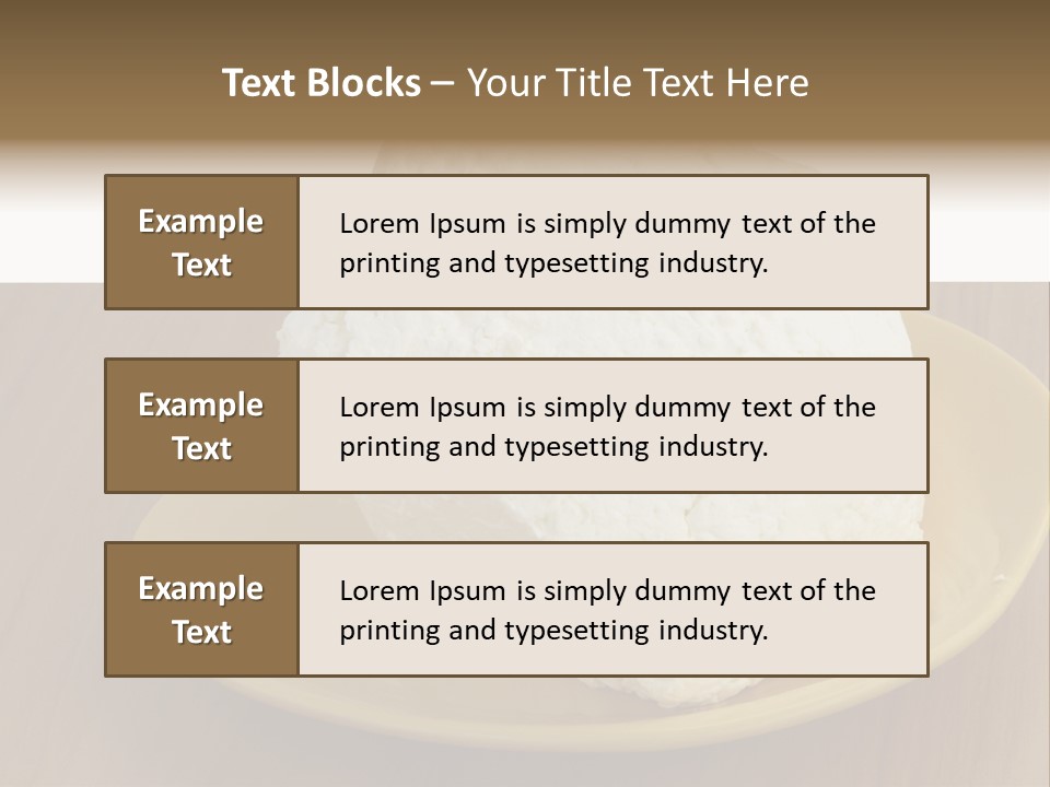 Dairy Food Cheese PowerPoint Template