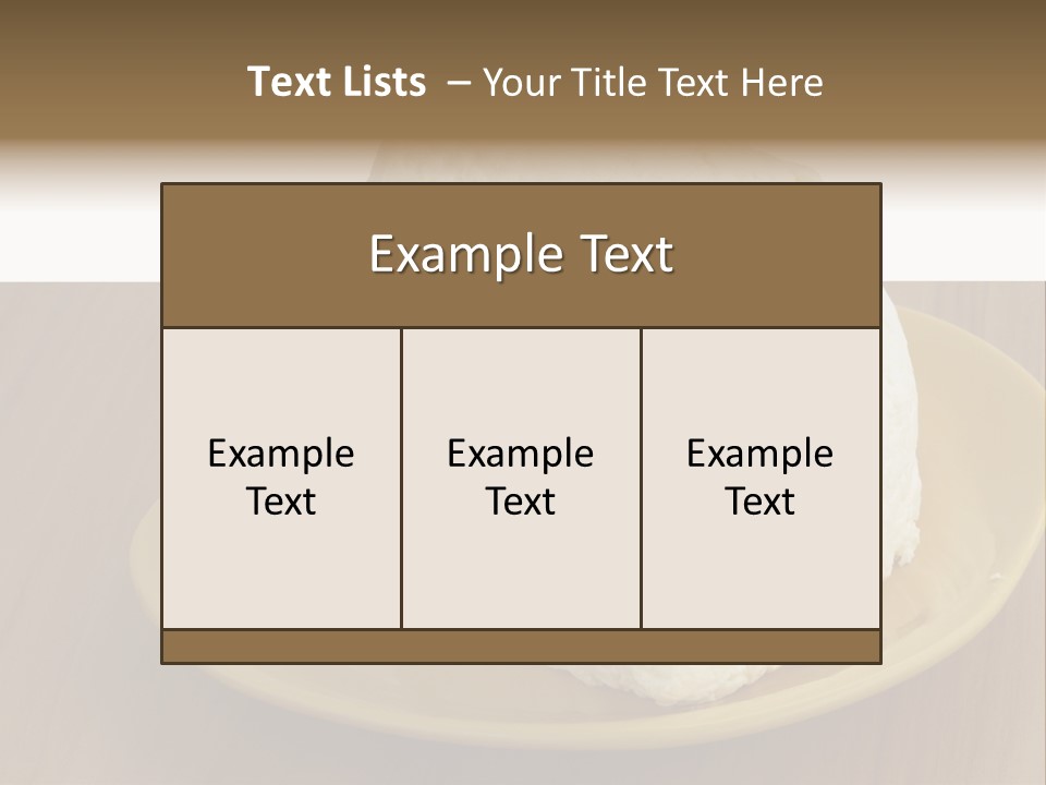 Dairy Food Cheese PowerPoint Template
