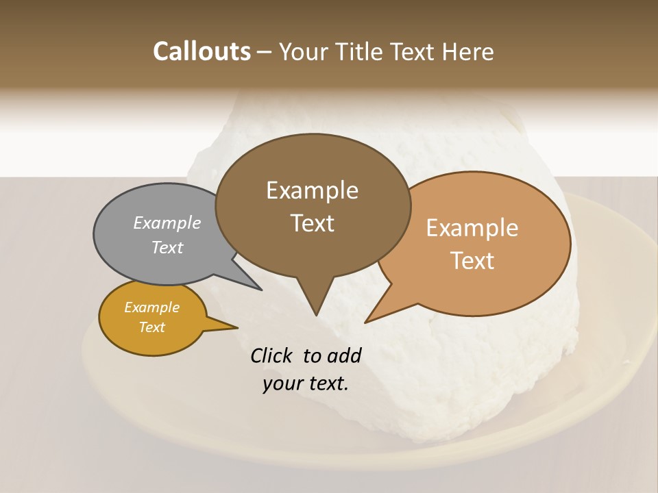 Dairy Food Cheese PowerPoint Template