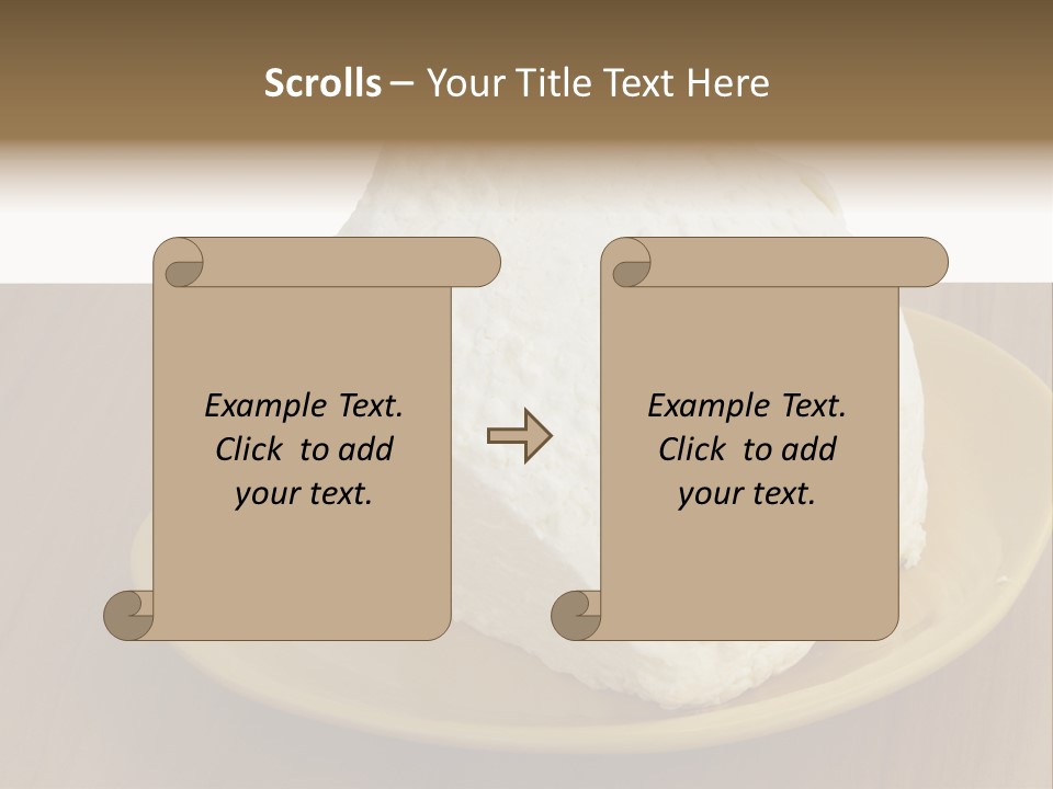 Dairy Food Cheese PowerPoint Template