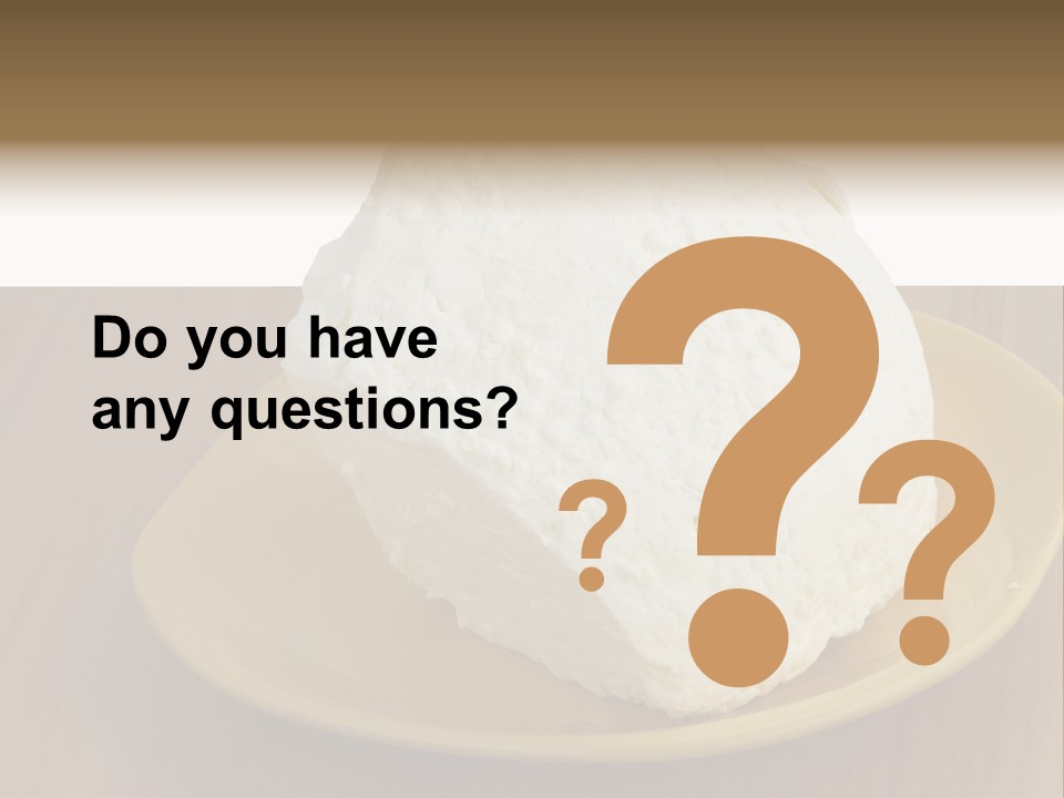 Dairy Food Cheese PowerPoint Template