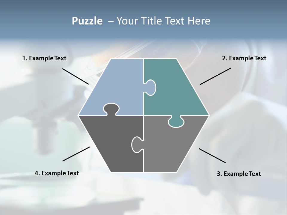 Biotechnology Lab Biochemistry PowerPoint Template