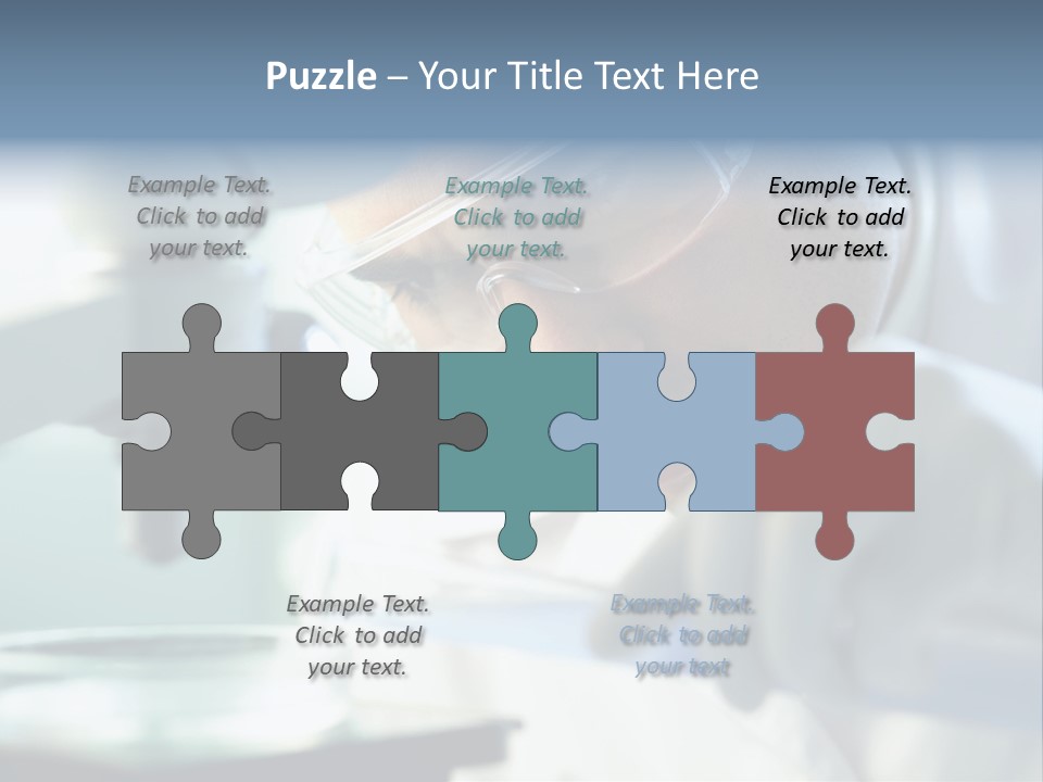 Biotechnology Lab Biochemistry PowerPoint Template